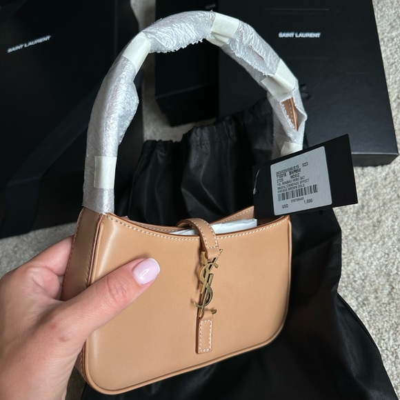 SOLD Saint Laurent mini version hobo bag - Picture 2 of 9